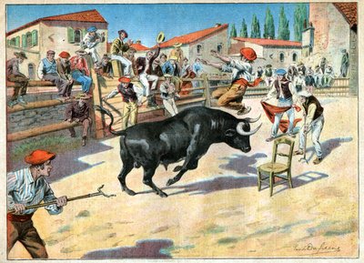 Stierenvechten in de Camargue door John Pardon