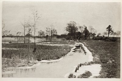 De rand van het meer door Frederick (attr. to) Barnard