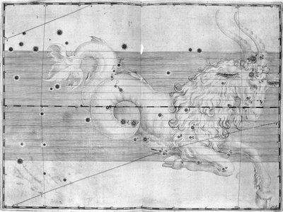 Het sterrenbeeld Steenbok door Frederick (attr. to) Barnard