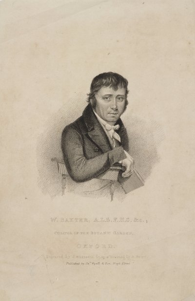 William Baxter, ALS FHS, Britse botanicus, ca. 1820s door Frederick (attr. to) Barnard