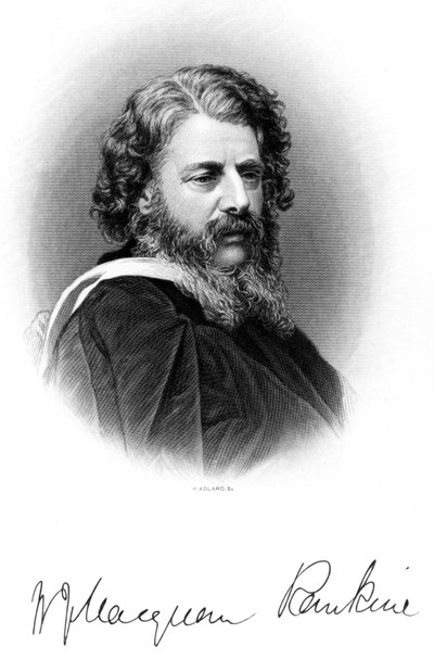 William John MacQuorn Rankine, Schotse civiel ingenieur, ca. 1860-1869 door Ferdinand Georg Waldmuller