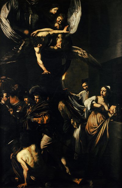De Zeven Werken van Barmhartigheid door Michelangelo Merisi da  Caravaggio