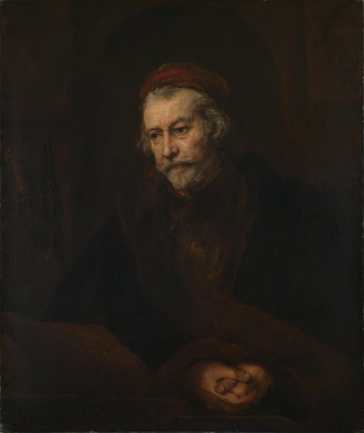 Portret van een Man als de Apostel Paulus door Rembrandt van Rijn