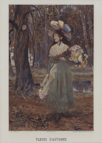 Herfstbloemen door after Aime Nicolas Morot