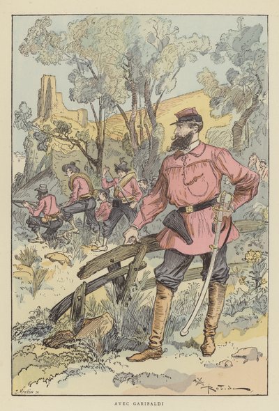 Met Garibaldi door after Albert Robida