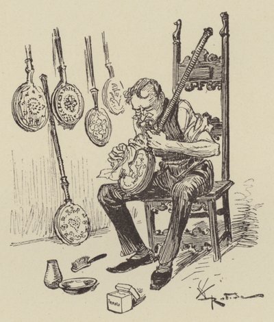 Bedpannen door after Albert Robida