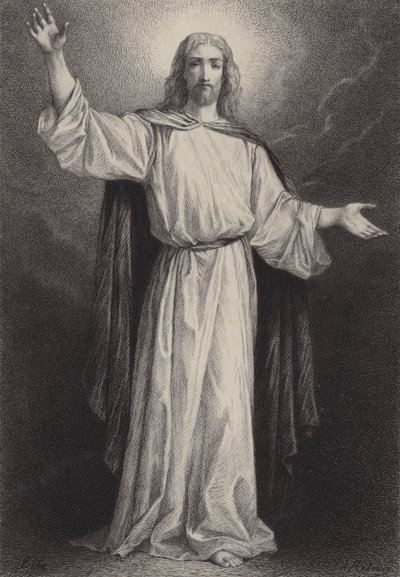Jezus Christus door after Albert Robida