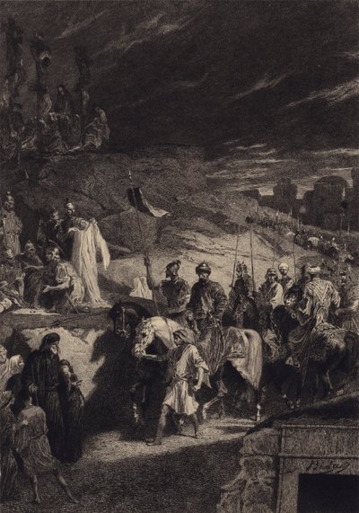 De centurio door after Albert Robida