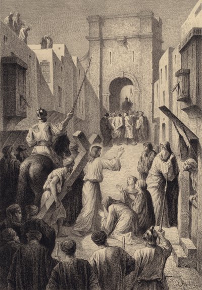 De dochters van Jeruzalem door after Albert Robida
