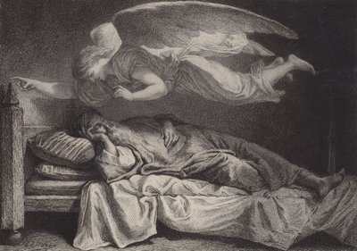 De droom van Jozef door after Albert Robida
