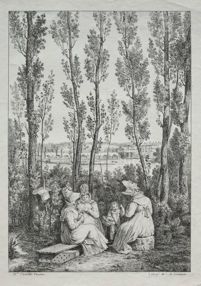 De picknick door after Alexandre Moitte
