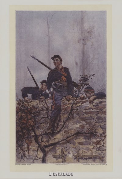 De Klim door after Alphonse Marie de Neuville