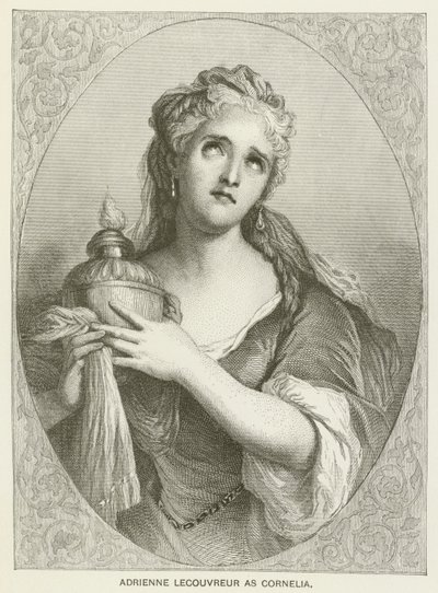 Adrienne Lecouvreur als Cornelia door after Antoine Coypel