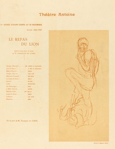 De Maaltijd van de Leeuw door after Auguste Rodin