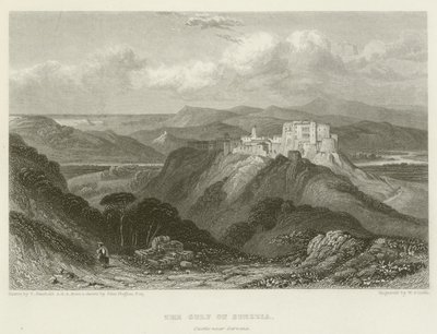 De Golf van Spezia, kasteel bij Sarzana door after C. Stanfield