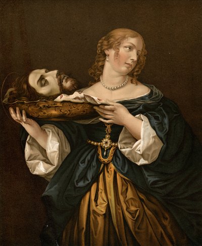Herodias met het Hoofd van Johannes de Doper door after Carlo Dolci