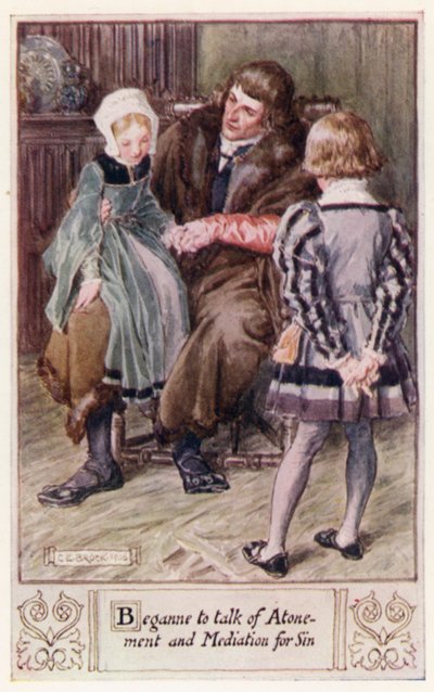 Begon te praten over Verzoening en Bemiddeling voor Zonde door after Charles Edmund Brock