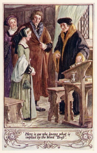 Hier is iemand die weet wat wordt geïmpliceerd door het Woord Vertrouwen door after Charles Edmund Brock