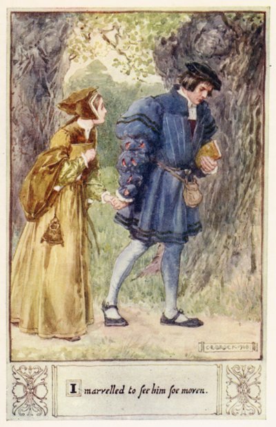 Ik verwonderde me om hem zo bewogen te zien door after Charles Edmund Brock
