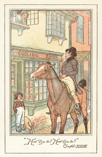 Illustratie voor Jane Austens Emma door after Charles Edmund Brock