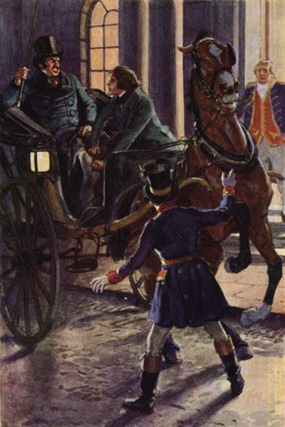 Illustratie voor Nicholas Nickleby door after Charles Edmund Brock
