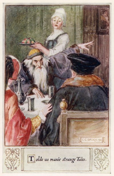 Vertelde ons vele vreemde verhalen door after Charles Edmund Brock