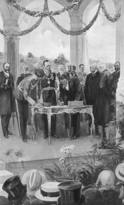 Inhuldiging van het Australische Gemenebest in Sydney, 1 januari 1901 door after Charles Mills Sheldon