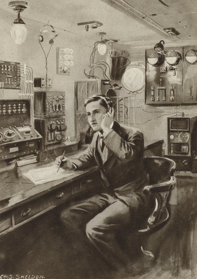 Draadloze operator door after Charles Mills Sheldon