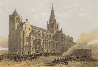 Kathedraal van Glasgow (St Mungos), Exterieur door after David Roberts