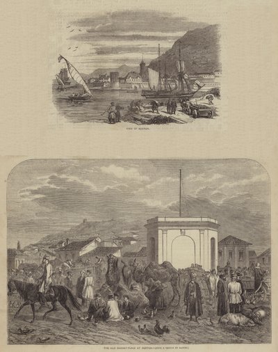 Schetsen van Kertch door after Denis Auguste Marie Raffet