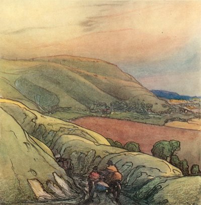 De Ren van de Downs door after Donald Maxwell