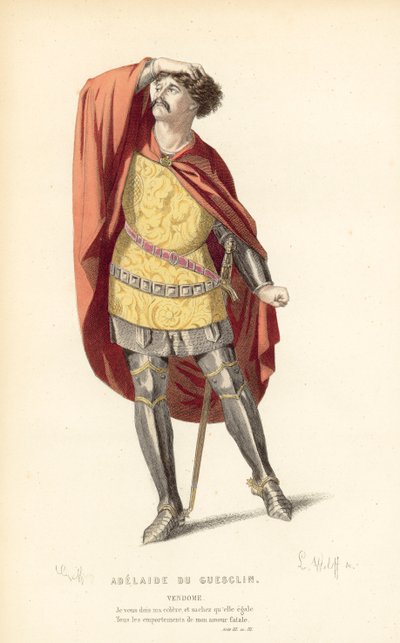 Adelaide Du Guesclin, Vendôme door after Edmond A.F. Geffroy