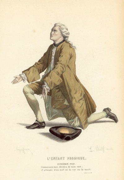 De verloren zoon, Euphemon zoon door after Edmond A.F. Geffroy