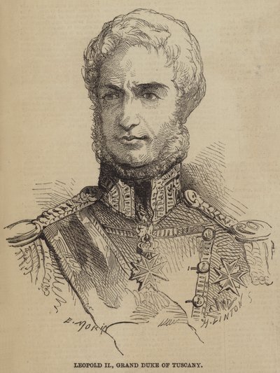 Leopold II, Groothertog van Toscane door after Edmond Morin