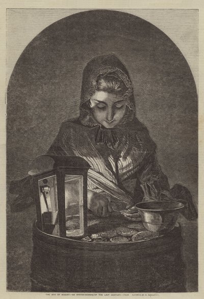 De 4e Augustus, een Oestervrouw van de Vorige Eeuw door after Edmond Morin