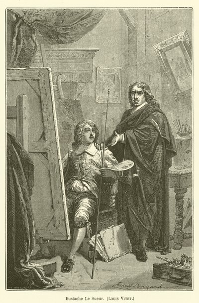 Eustache Le Sueur, Louis Vitet door after Emile Antoine Bayard