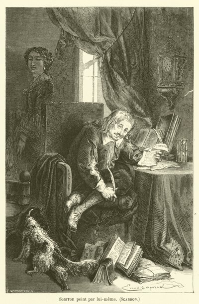 Scarron geschilderd door zichzelf, Scarron door after Emile Antoine Bayard