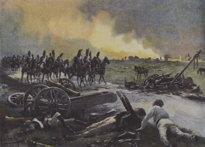 Nasleep van de Slag bij Marengo door after Felicien baron de Myrbach Rheinfeld