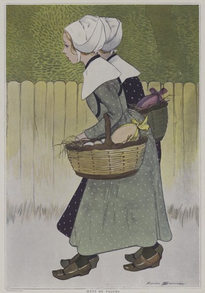 Paaseieren door after Firmin Bouisset