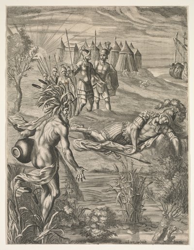 Aeneis door after Francis Cleyn
