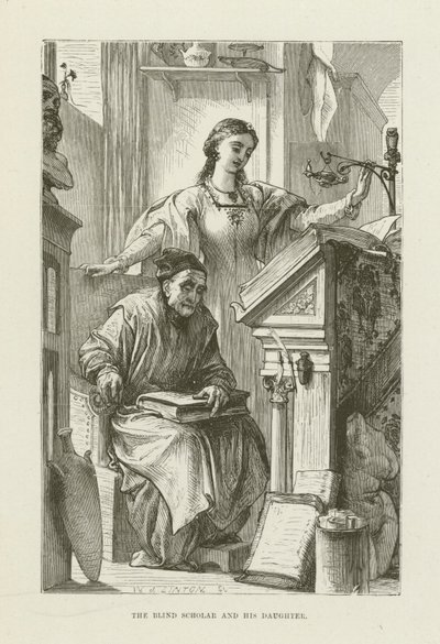 Illustratie voor Romola door George Eliot door after Frederic Leighton