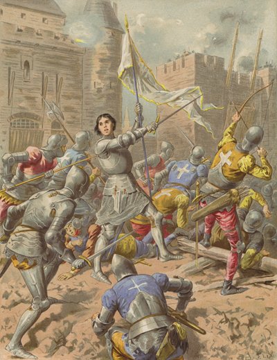 Bestorming van de Tournelles in Orléans door after Frederic Theodore Lix