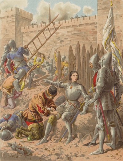 Het beleg van Parijs door after Frederic Theodore Lix