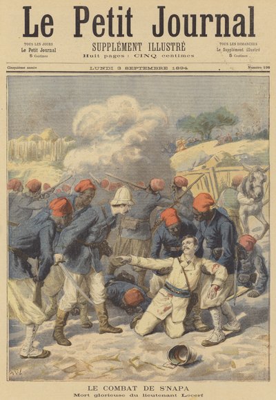 De Slag bij SNapa, Boven Niger door after Frederic Theodore Lix