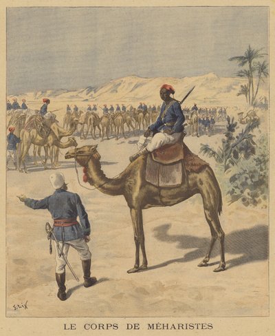 Het Korps van Meharisten door after Frederic Theodore Lix