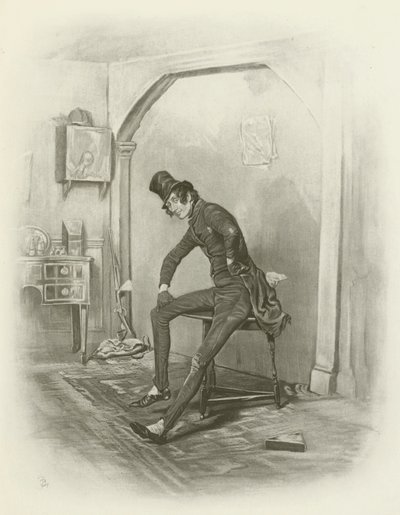 Alfred Jingle door after Frederick Barnard