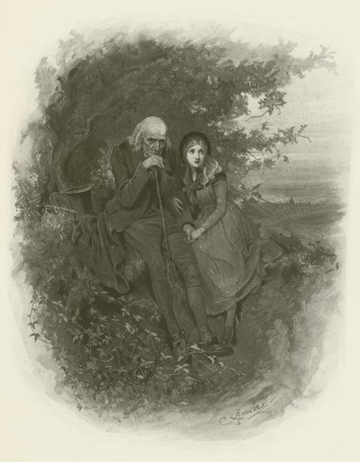 Kleine Nell en haar Grootvader door after Frederick Barnard
