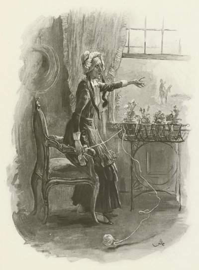 Juffrouw Betsy Trotwood door after Frederick Barnard