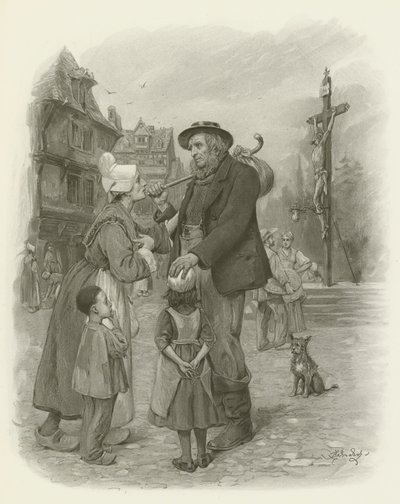 Mr Peggotty door after Frederick Barnard