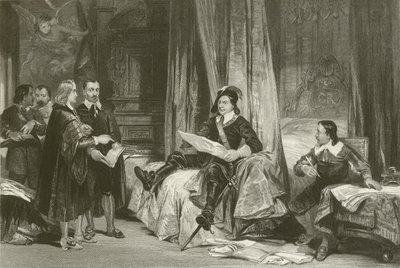 Cromwell overlegt met de advocaten door after George Cattermole
